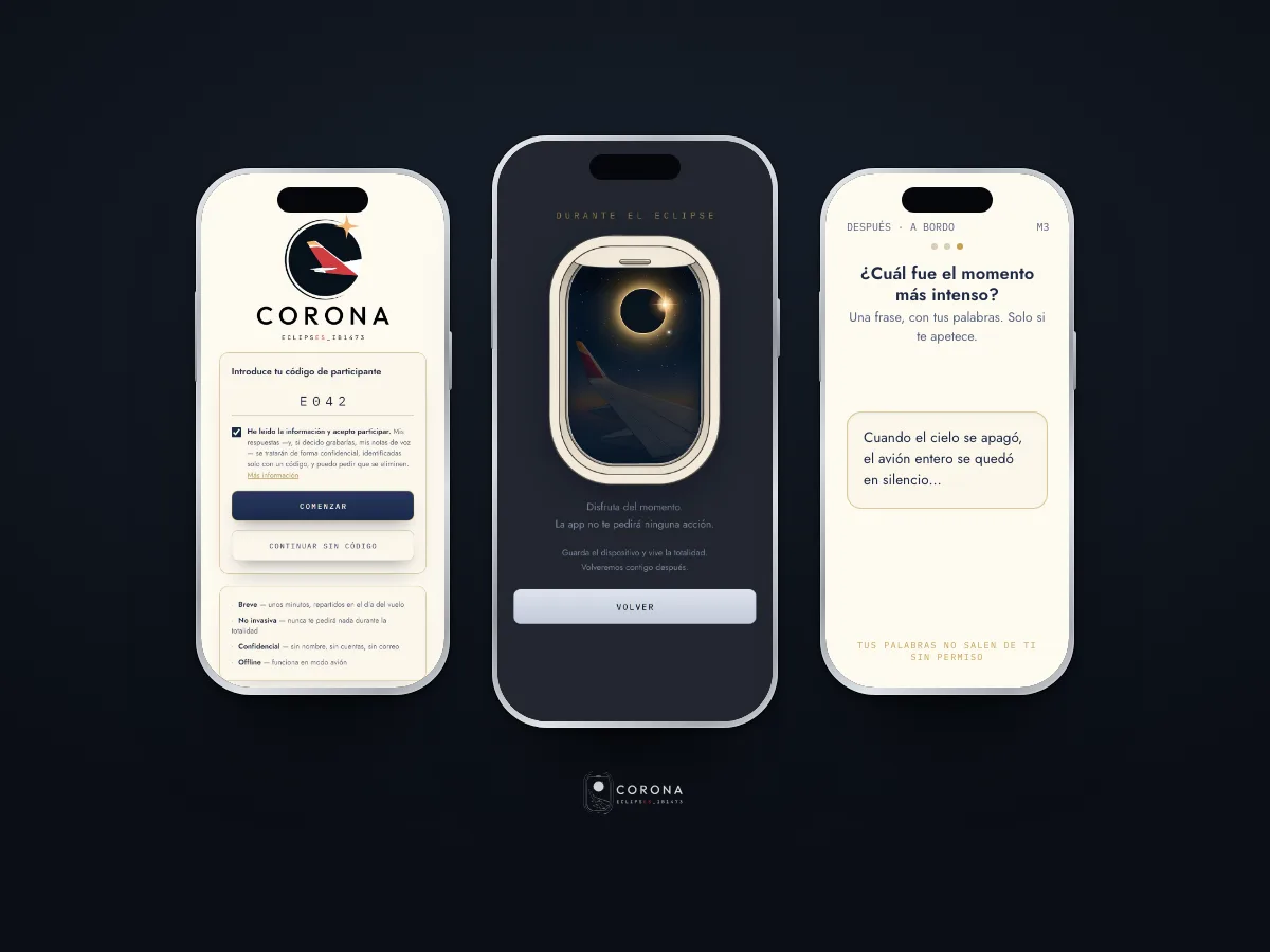 Web y apps: Material real · sobrevuelo.es